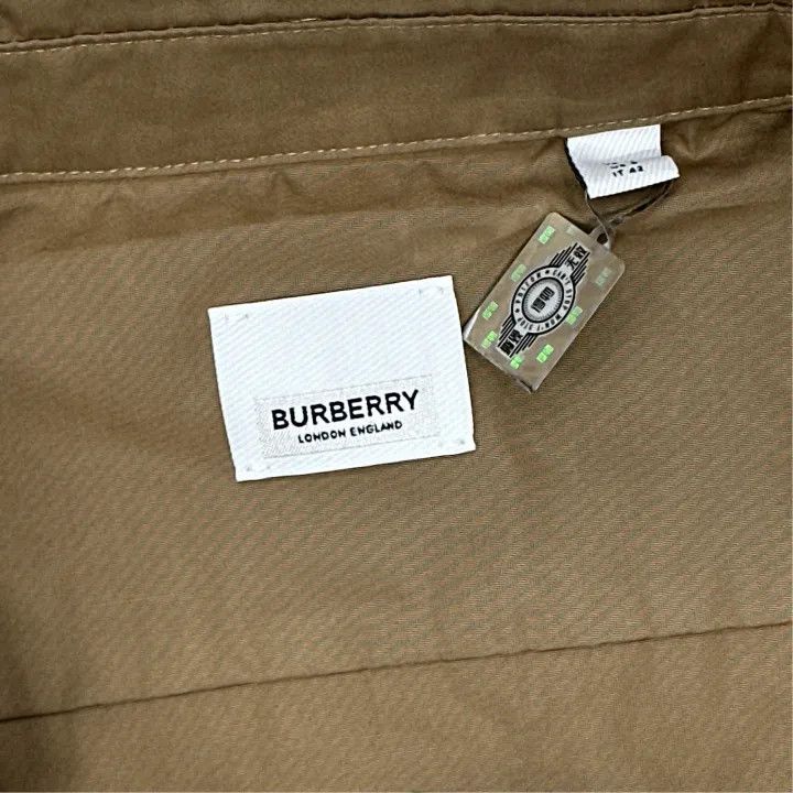 Burberry Burberry Logo Patch Button-Up Long Sleeve Shirt 0079 Size M / US 6-8 / IT 42-44 - 5 Thumbnail