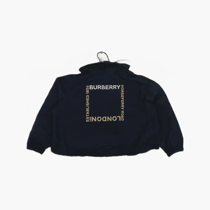 Burberry Burberry Black Zip Jacket with Square Print 0079 Size M / US 6-8 / IT 42-44 - 3 Thumbnail
