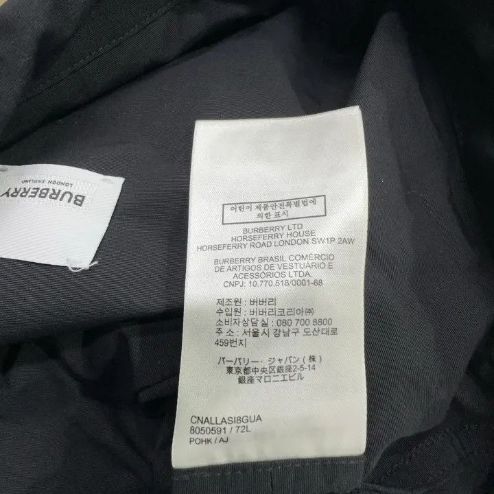 Burberry Burberry Black Zip Jacket with Square Print 0079 Size M / US 6-8 / IT 42-44 - 4 Thumbnail