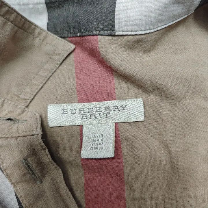 Burberry Burberry Color Block Short Sleeve Dress 0079 Size M / US 6-8 / IT 42-44 - 4 Thumbnail