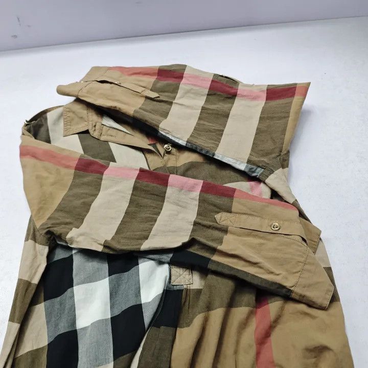 Burberry Burberry Color Block Short Sleeve Dress 0079 Size M / US 6-8 / IT 42-44 - 7 Thumbnail
