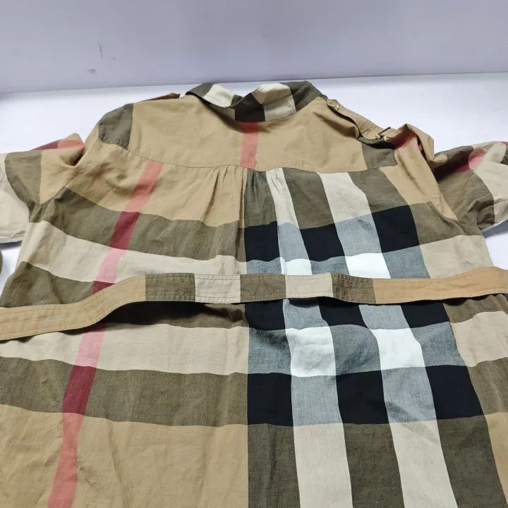 Burberry Burberry Color Block Short Sleeve Dress 0079 Size M / US 6-8 / IT 42-44 - 6 Thumbnail