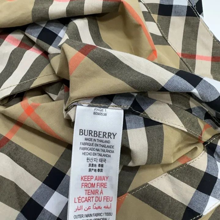 Burberry Burberry Kids Short Sleeve Plaid Dress 0079 Size M / US 6-8 / IT 42-44 - 2 Thumbnail