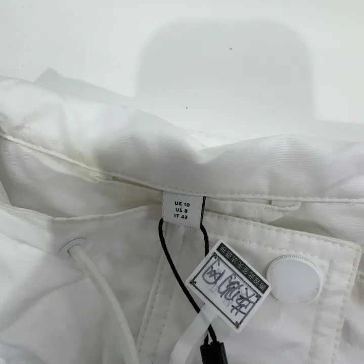 Burberry Burberry SS22 White Drawstring Long Sleeve Jacket 0079 Size M / US 6-8 / IT 42-44 - 4 Thumbnail