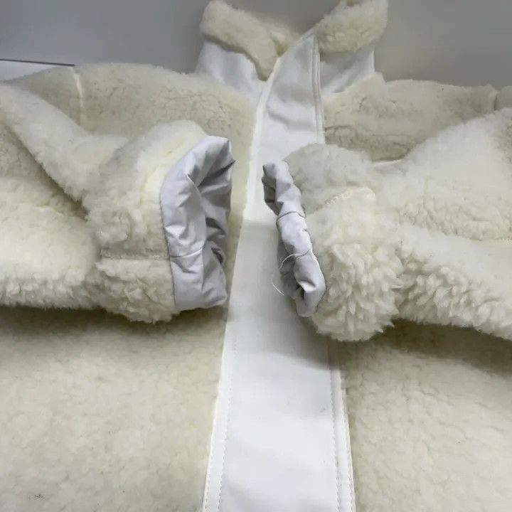 Burberry Burberry White Logo Wool Blend Jacket 0079 Size M / US 6-8 / IT 42-44 - 8 Thumbnail