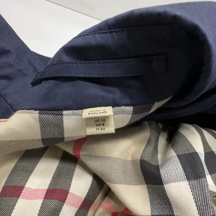 Burberry Burberry Women's Navy Long Trench Coat 0079 Size M / US 6-8 / IT 42-44 - 5 Thumbnail