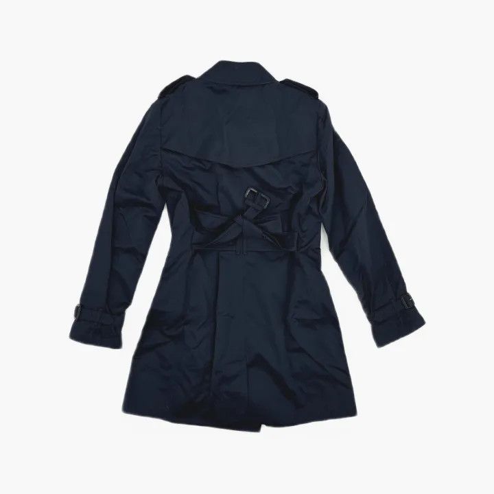 Burberry Burberry Women's Navy Long Trench Coat 0079 Size M / US 6-8 / IT 42-44 - 3 Thumbnail