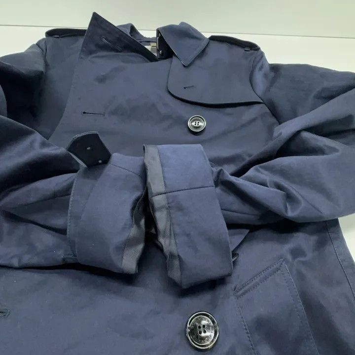 Burberry Burberry Women's Navy Long Trench Coat 0079 Size M / US 6-8 / IT 42-44 - 13 Thumbnail