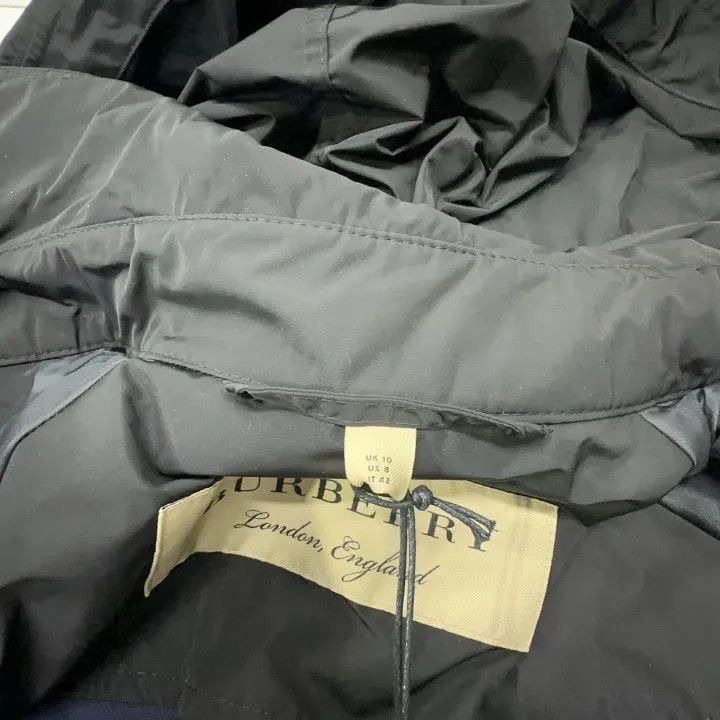 Burberry Burberry Black Mid-Length Double-Breasted Trench Coat 0079 Size M / US 6-8 / IT 42-44 - 4 Thumbnail