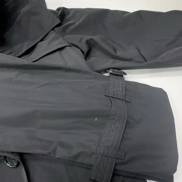 Burberry Burberry Black Mid-Length Double-Breasted Trench Coat 0079 Size M / US 6-8 / IT 42-44 - 7 Thumbnail