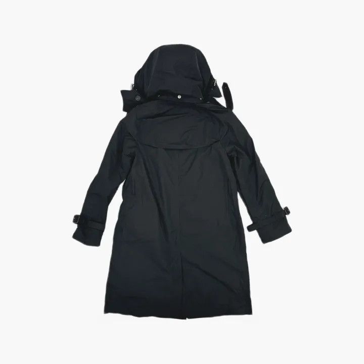 Burberry Burberry Black Mid-Length Double-Breasted Trench Coat 0079 Size M / US 6-8 / IT 42-44 - 3 Thumbnail