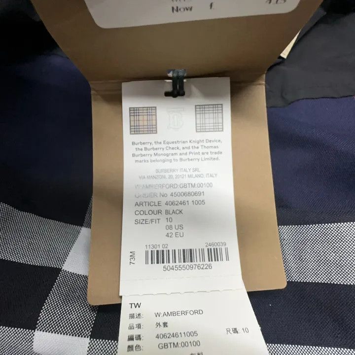 Burberry Burberry Black Mid-Length Double-Breasted Trench Coat 0079 Size M / US 6-8 / IT 42-44 - 6 Thumbnail