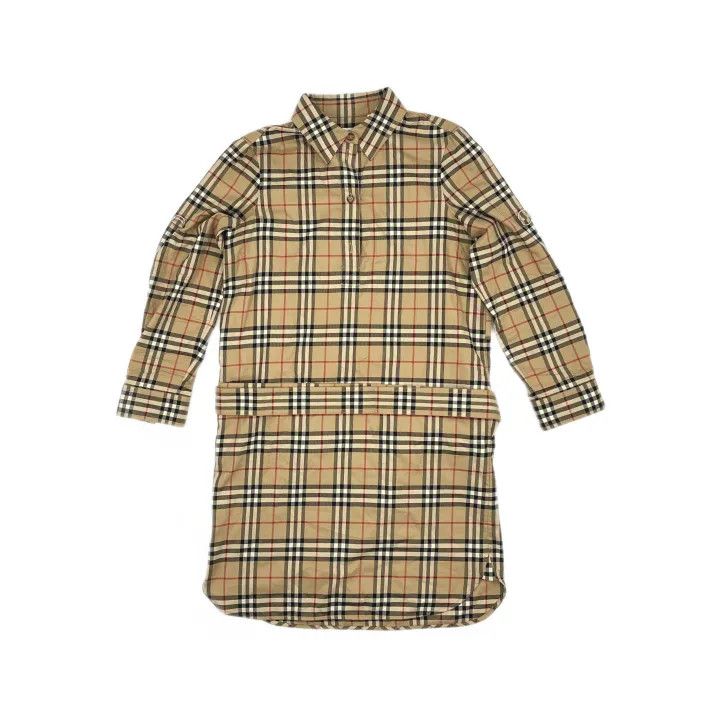 Burberry Burberry Classic Check Waist Tie Dress 0079 Size M / US 6-8 / IT 42-44 - 2 Thumbnail