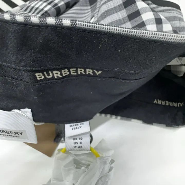 Burberry Burberry Black Wool Mini Skirt for Women 0079 Size 30" / US 8 / IT 44 - 6 Thumbnail