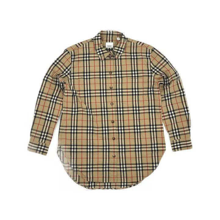 Burberry Burberry Checked Long Sleeve Shirt for Women 0079 Size M / US 6-8 / IT 42-44 - 2 Thumbnail