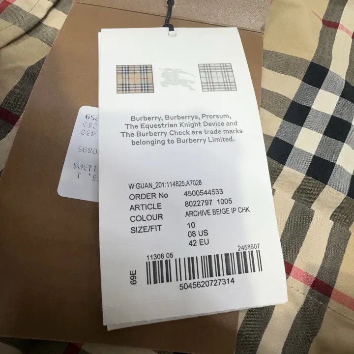 Burberry Burberry Checked Long Sleeve Shirt for Women 0079 Size M / US 6-8 / IT 42-44 - 6 Thumbnail