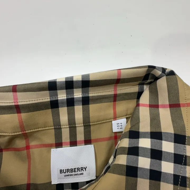 Burberry Burberry Check Long Sleeve Button-Up Shirt 0079 Size L / US 10 / IT 46 - 5 Thumbnail