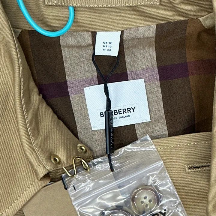 Burberry Burberry Classic Long Sleeve Trench Coat for Women 0079 Size L / US 10 / IT 46 - 3 Thumbnail