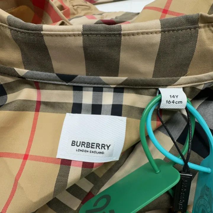 Burberry Burberry SS23 Check Waist Short Sleeve Dress 0079 Size L / US 10 / IT 46 - 3 Thumbnail