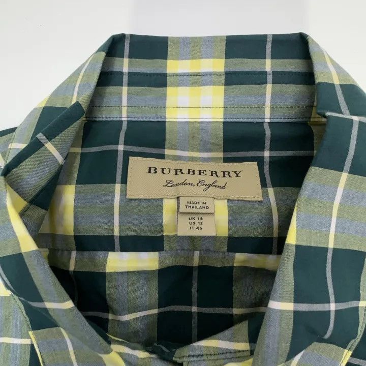 Burberry Burberry Plaid Cotton Long Sleeve Shirt for Women 0079 Size L / US 10 / IT 46 - 5 Thumbnail