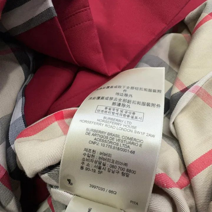 Burberry Burberry Classic Sandringham Red Trench Coat 0079 Size L / US 10 / IT 46 - 4 Thumbnail