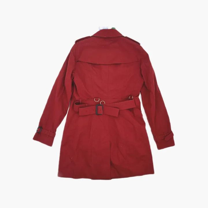 Burberry Burberry Classic Sandringham Red Trench Coat 0079 Size L / US 10 / IT 46 - 3 Thumbnail