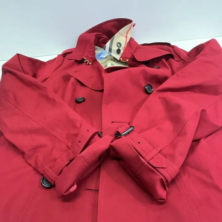 Burberry Burberry Classic Sandringham Red Trench Coat 0079 Size L / US 10 / IT 46 - 10 Thumbnail