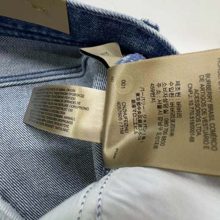 Burberry Burberry Blue Mid-Rise Slim Jeans for Women 0079 Size 27" / US 4 / IT 40 - 4 Thumbnail