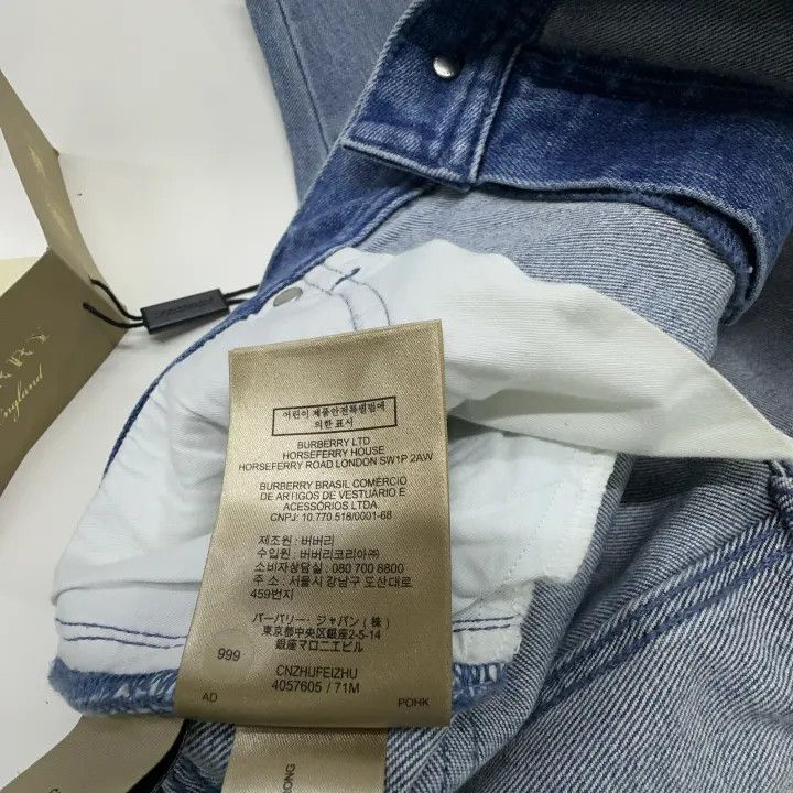 Burberry Burberry Blue Mid-Rise Slim Fit Jeans 0079 Size 30" / US 8 / IT 44 - 6 Thumbnail