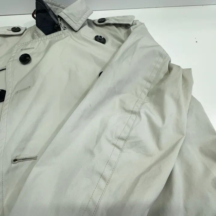 Burberry Burberry Beige Double-breasted Trench Coat 0079 Size XL / US 12-14 / IT 48-50 - 12 Thumbnail