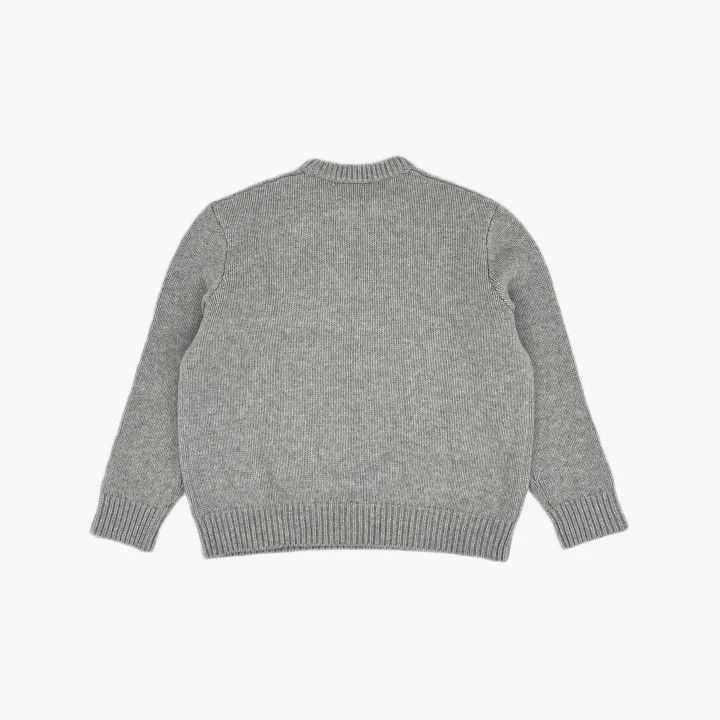Burberry Burberry Gray Long Sleeve Sweater with Print 0079 Size L / US 10 / IT 46 - 3 Thumbnail