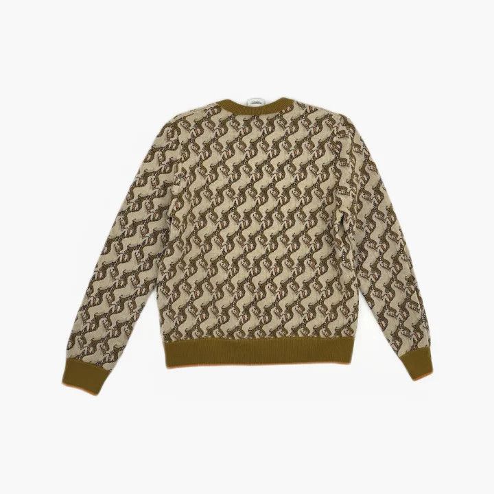 Burberry Burberry Unicorn Print Merino Wool Sweater 0079 Size L / US 10 / IT 46 - 3 Thumbnail