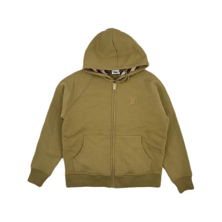 Burberry Burberry Embroidered Logo Hoodie for Women 0079 Size L / US 10 / IT 46 - 2 Thumbnail