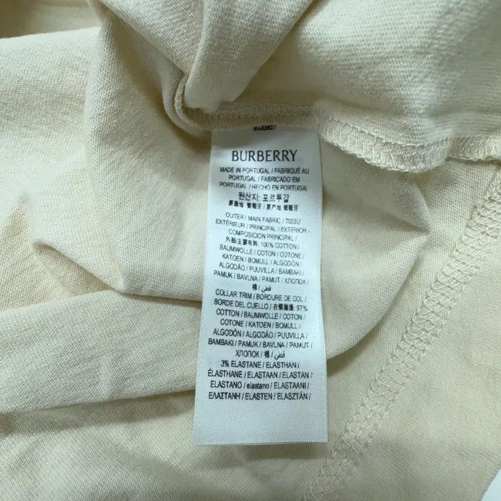 Burberry Burberry Logo Crew Neck Loose T-Shirt 0079 Size L / US 10 / IT 46 - 4 Thumbnail