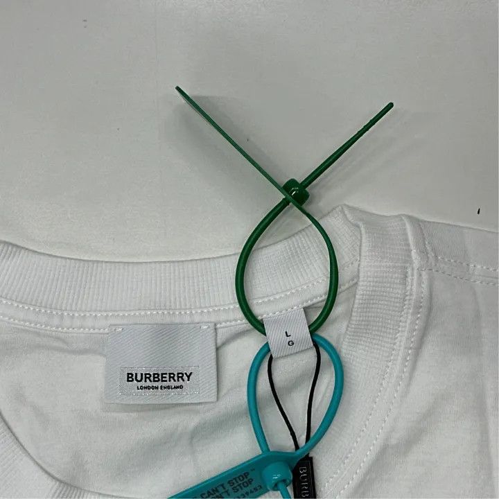 Burberry Burberry SS21 Embroidered Deer Cotton T-Shirt 0079 Size L / US 10 / IT 46 - 2 Thumbnail