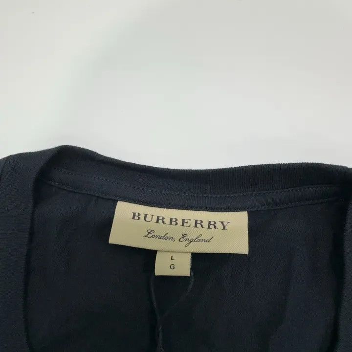 Burberry Burberry Black Logo Short Sleeve T-Shirt 0079 Size L / US 10 / IT 46 - 12 Thumbnail