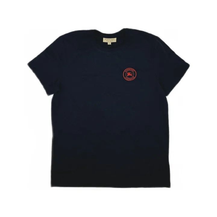 Burberry Burberry Black Logo Short Sleeve T-Shirt 0079 Size L / US 10 / IT 46 - 2 Thumbnail