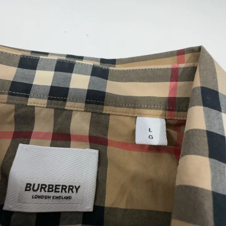 Burberry Burberry Classic Plaid Long Sleeve Shirt 0079 Size L / US 10 / IT 46 - 4 Thumbnail