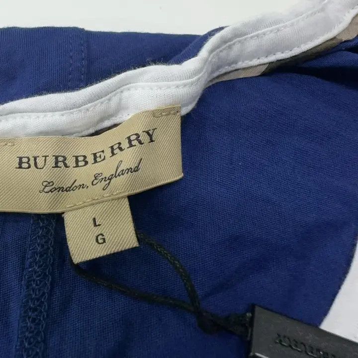 Burberry Burberry Color-Block Logo Embroidered T-Shirt 0079 Size L / US 10 / IT 46 - 9 Thumbnail