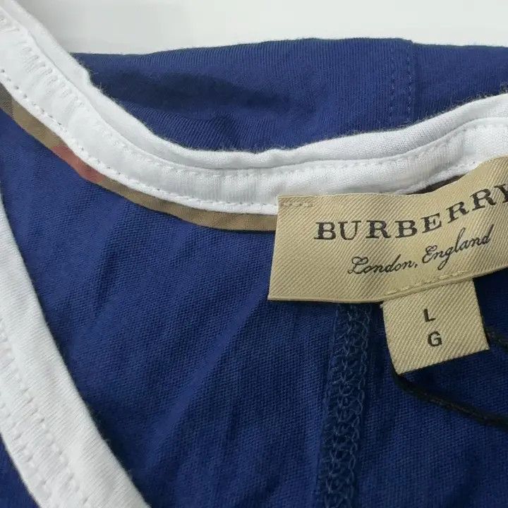 Burberry Burberry Color-Block Logo Embroidered T-Shirt 0079 Size L / US 10 / IT 46 - 8 Thumbnail