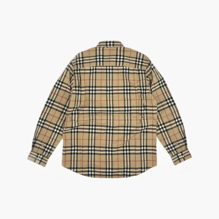Burberry Burberry Classic Plaid Long Sleeve Shirt 0079 Size L / US 10 / IT 46 - 3 Thumbnail