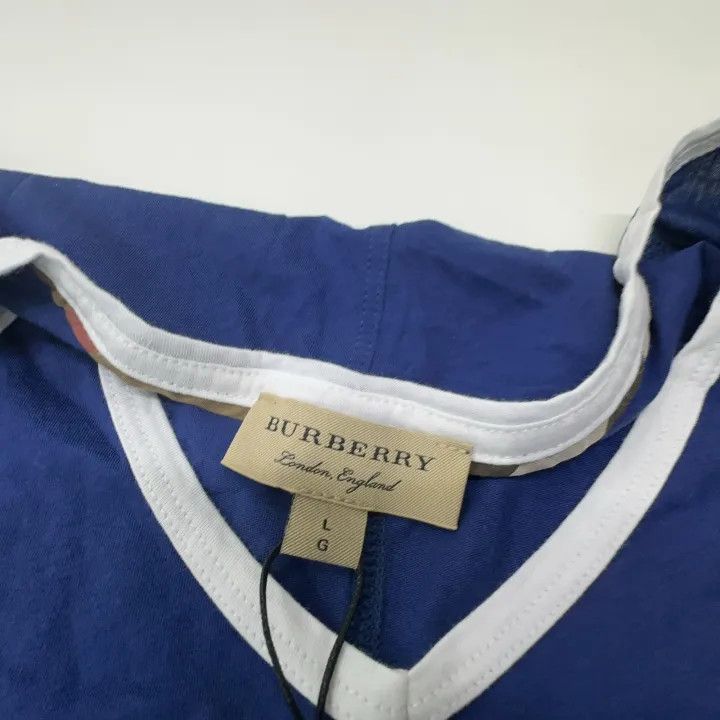 Burberry Burberry Color Logo Embroidered Short Sleeve T-shirt 0079 Size L / US 10 / IT 46 - 11 Thumbnail