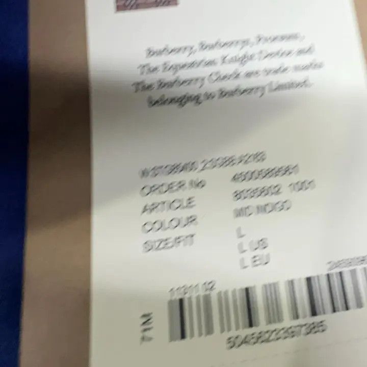Burberry Burberry Color Logo Embroidered Short Sleeve T-shirt 0079 Size L / US 10 / IT 46 - 8 Thumbnail