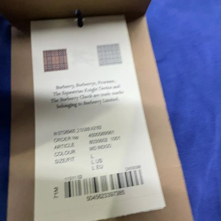 Burberry Burberry Color Logo Embroidered Short Sleeve T-shirt 0079 Size L / US 10 / IT 46 - 10 Thumbnail