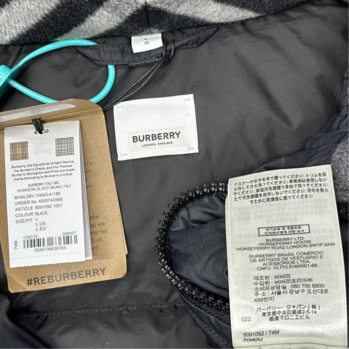 Burberry Burberry Black Hooded Down Jacket for All 0079 Size L / US 10 / IT 46 - 3 Thumbnail