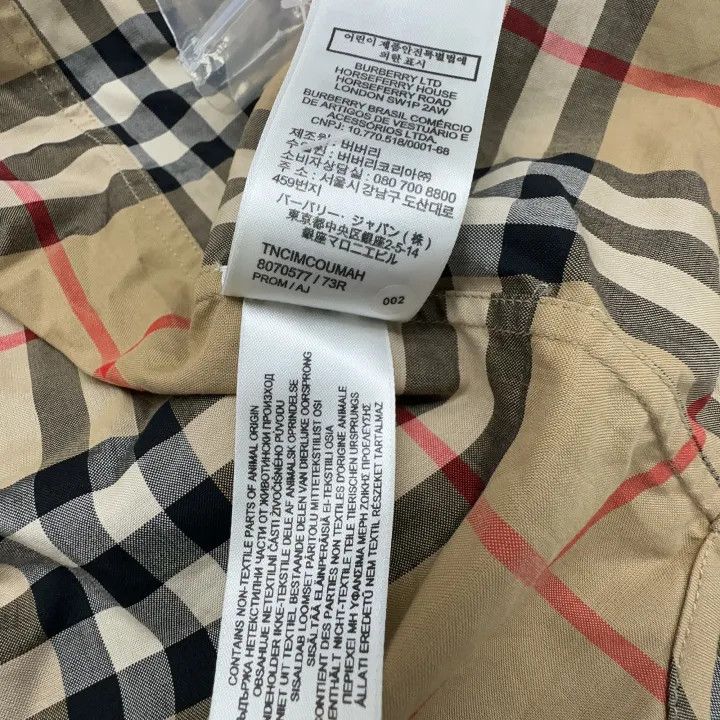 Burberry Burberry Classic Check Long Sleeve Shirt 0079 Size L / US 10 / IT 46 - 4 Thumbnail