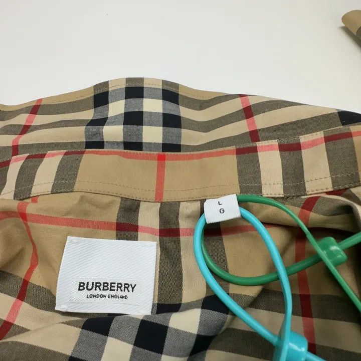 Burberry Burberry Classic Check Long Sleeve Shirt 0079 Size L / US 10 / IT 46 - 2 Thumbnail