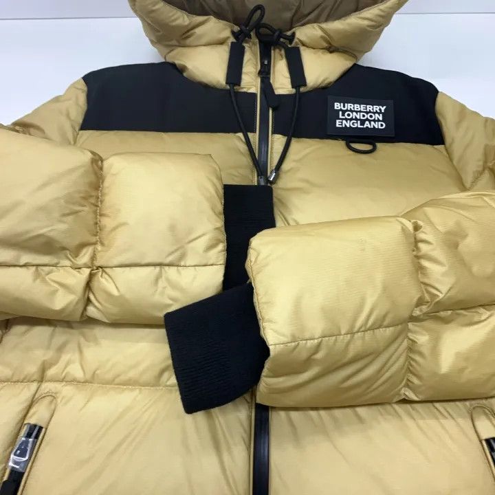 Burberry Burberry Hooded Yellow Down Jacket for Women 0079 Size L / US 10 / IT 46 - 7 Thumbnail