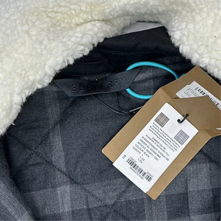 Burberry Burberry Quilted Cotton Jacket for Women 0079 Size L / US 10 / IT 46 - 3 Thumbnail