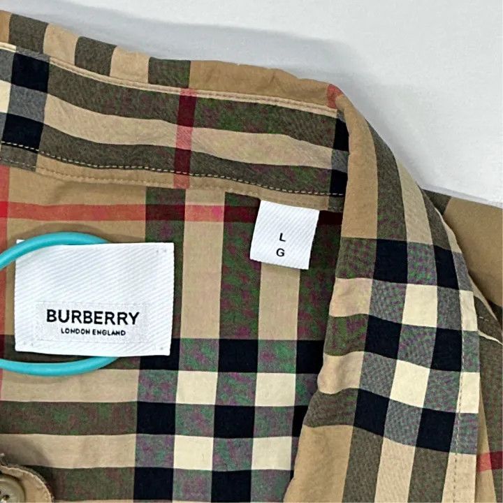 Burberry Burberry Classic Checked Long Sleeve Shirt 0079 Size L / US 10 / IT 46 - 3 Thumbnail